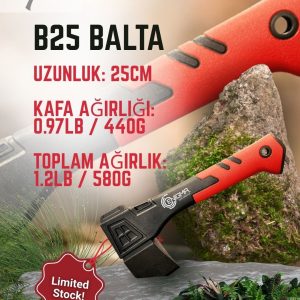 25 cm Parçalama Baltası (B25)